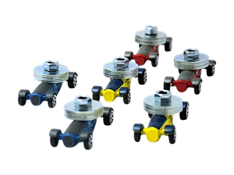 Blu Track® Physics Cars (6-Pack)