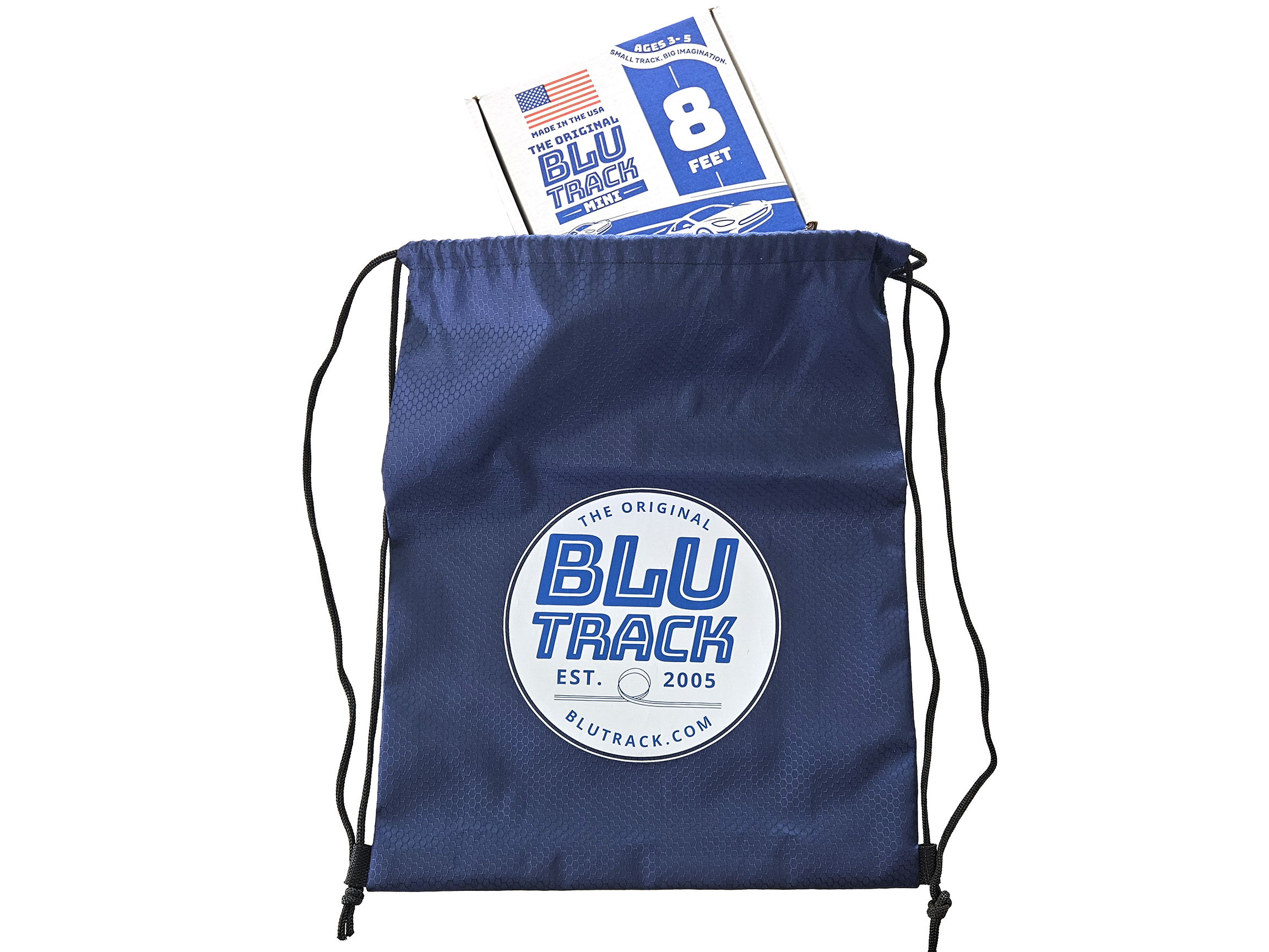 Blu Track® Mini + Drawstring Bag